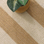 Handmade Stripe Jute Rug