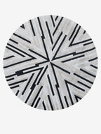 Naira Striped Border Rug