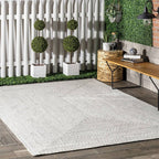 Hand-Braided Indoor/Outdoor Area Rug - Houseoon