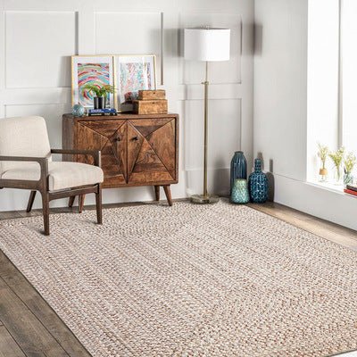Hand-Braided Indoor/Outdoor Area Rug - Houseoon