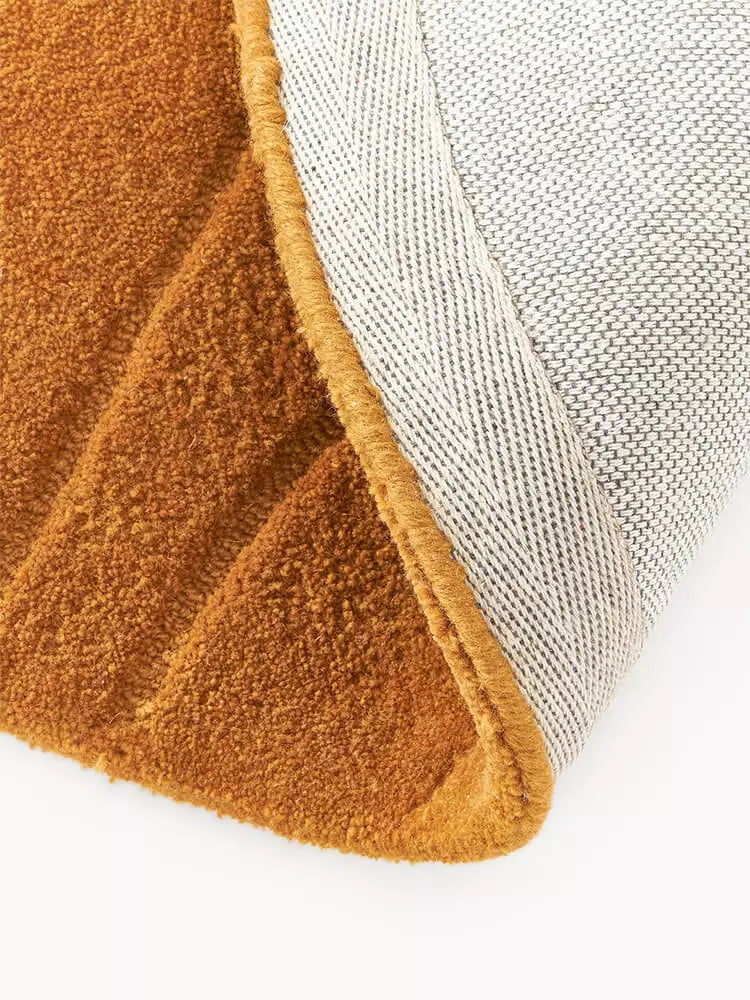 Awave Round Neutral Rug