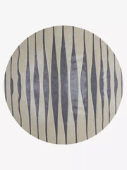 Olive Round Hand-Tufted Rug