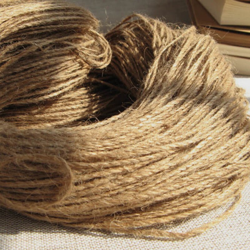 Hand Woven Jute Rug Rectangle - Houseoon
