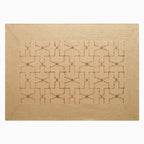 Hand Woven Jute Rug Rectangle - Houseoon