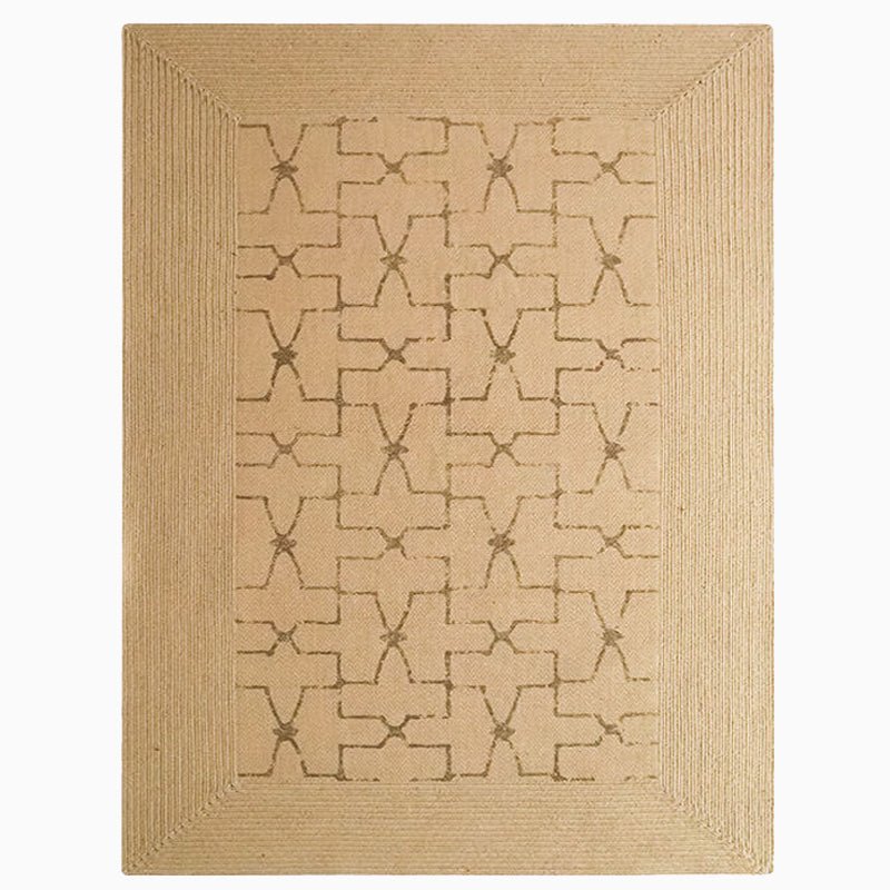 Hand Woven Jute Rug Rectangle - Houseoon Image principale du produit