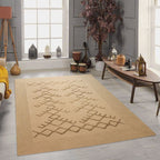Hand Woven Jute Rug Rectangle - Houseoon