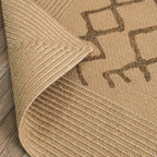 Hand Woven Jute Rug Rectangle - Houseoon