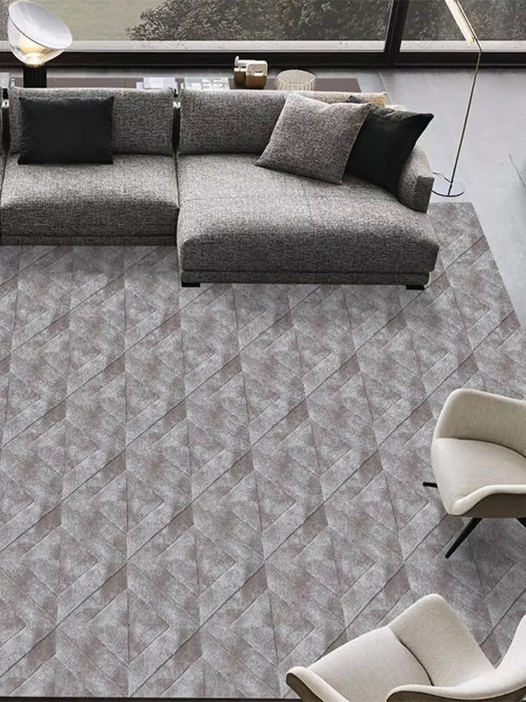 Lavish geometric area rug