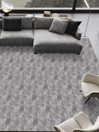 Lavish geometric area rug