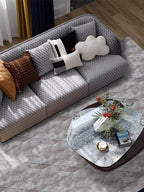 Lavish geometric area rug