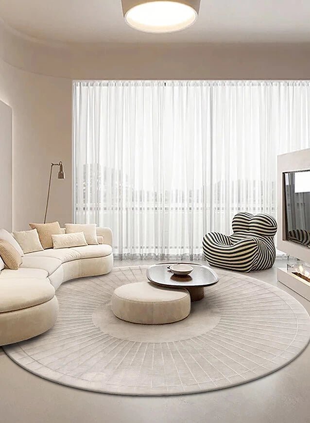 Handmade Round Rug - Houseoon