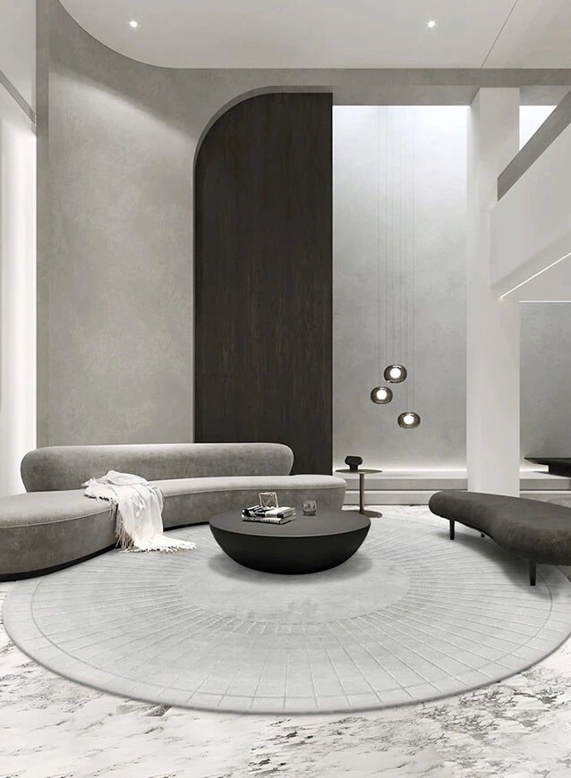 Handmade Round Rug - Houseoon