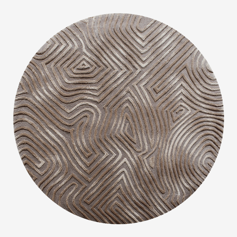 Handmade Round Rug - Houseoon