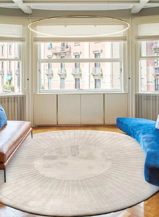 Handmade Round Rug - Houseoon