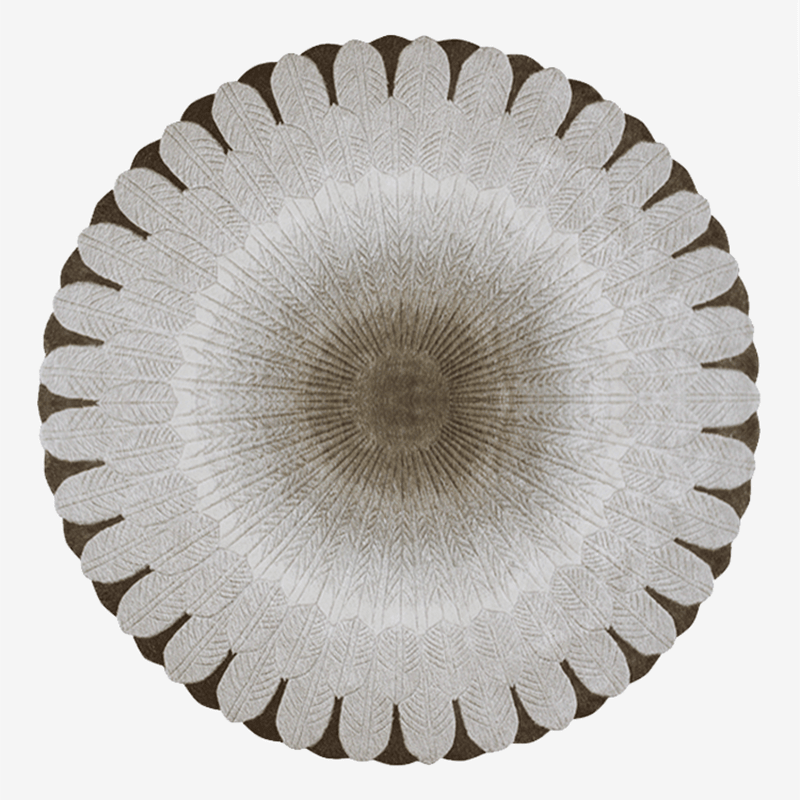 Handmade Round Rug - Houseoon