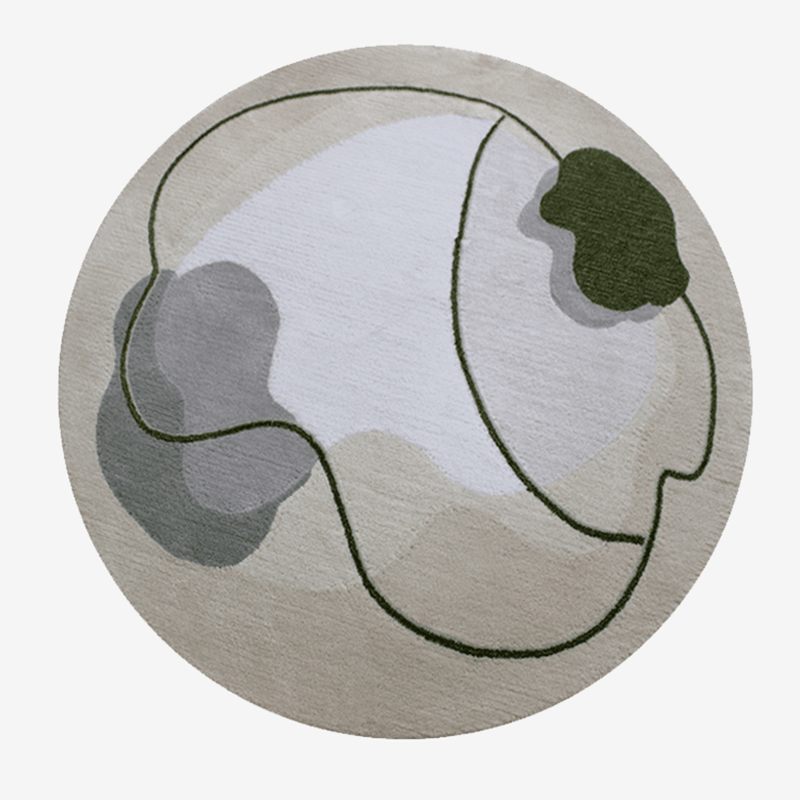 Handmade Round Rug - Houseoon