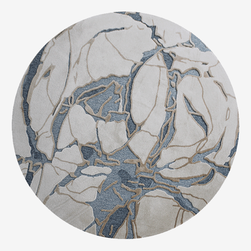 Handmade Round Rug - Houseoon