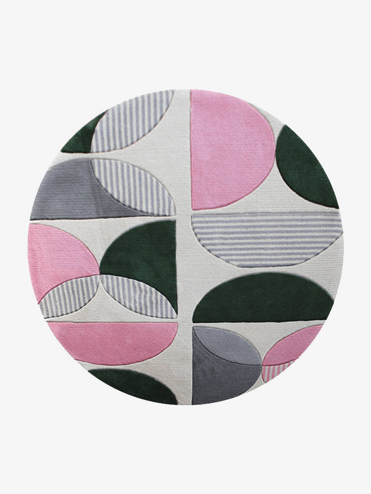 Handmade Round Rug - Houseoon