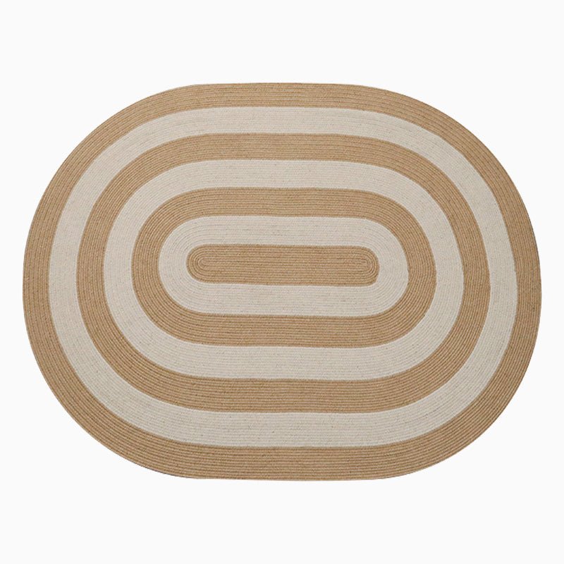 Handmade Stripe Jute Rug - Houseoon