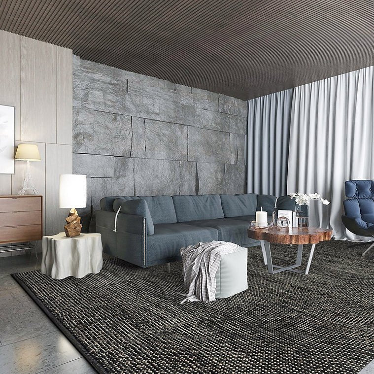 Handmade Wool Area Rug - Houseoon