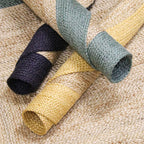 Handwoven Braided Jute Rug - Houseoon
