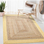 Handwoven Braided Jute Rug - Houseoon