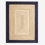 Handwoven Braided Jute Rug - Houseoon