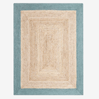 Handwoven Braided Jute Rug - Houseoon