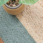 Handwoven Braided Jute Rug - Houseoon