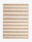 Handwoven Striped Jute Area Rug - Houseoon