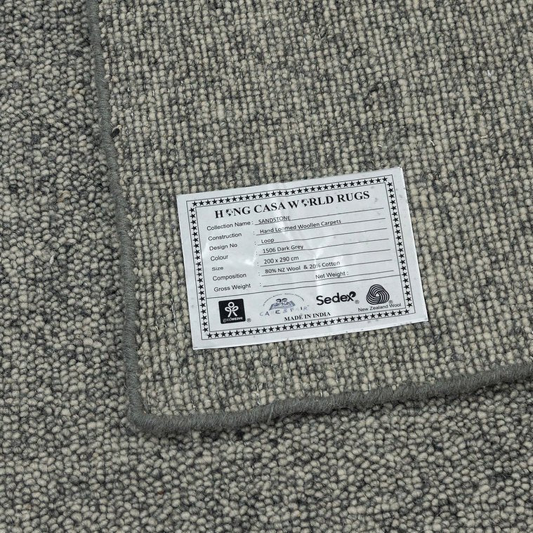 handwoven wool rug - Houseoon