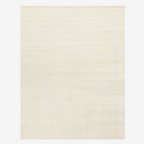 Bamboo fiber modern area rug