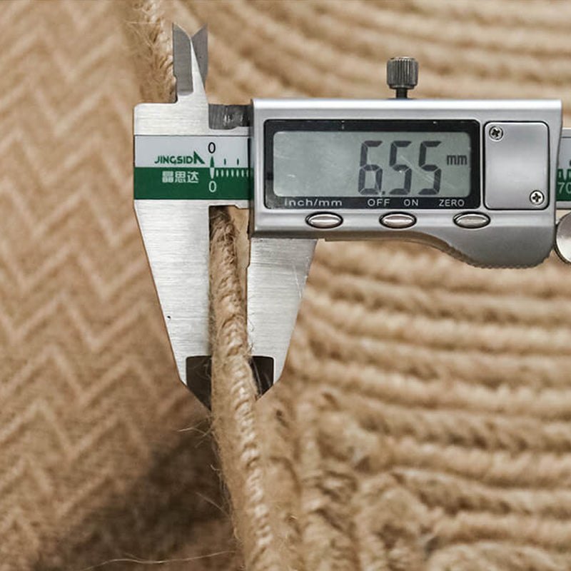 Hand Woven Jute Rug Rectangle Secondary image