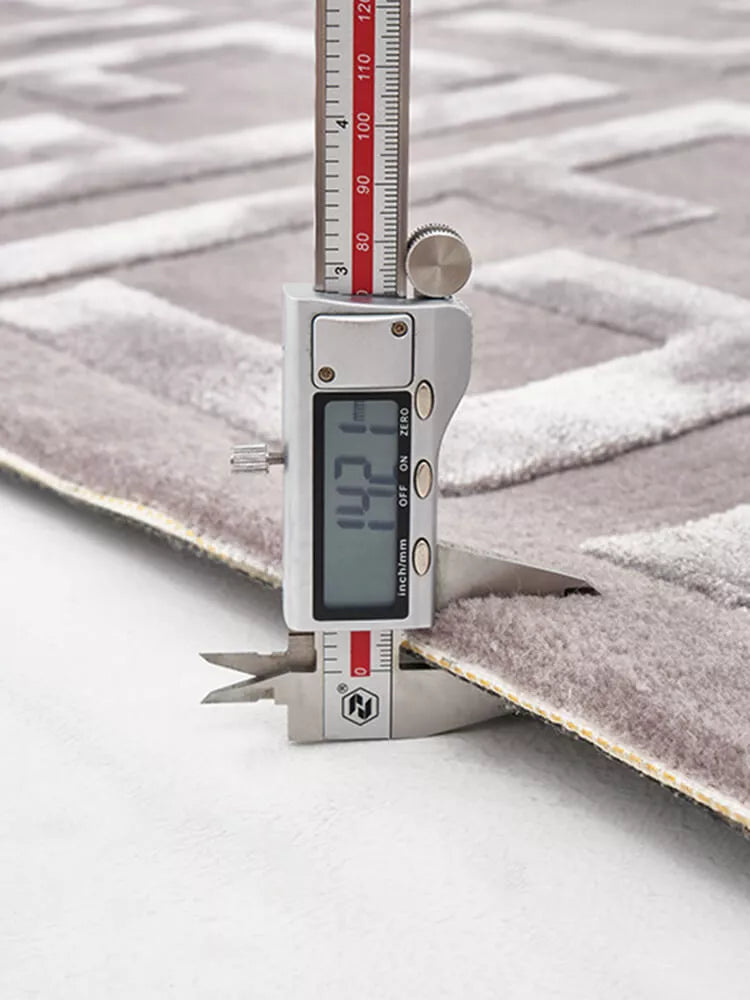 Petra grey geometric rug