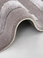 Petra grey geometric rug