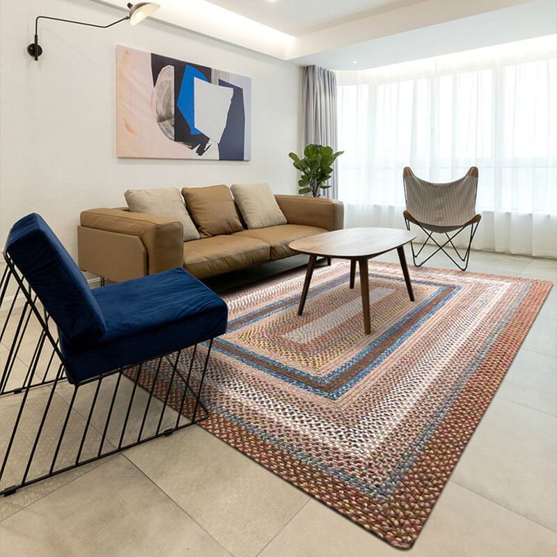 Houseoon Area Braided Rugs - Houseoon
