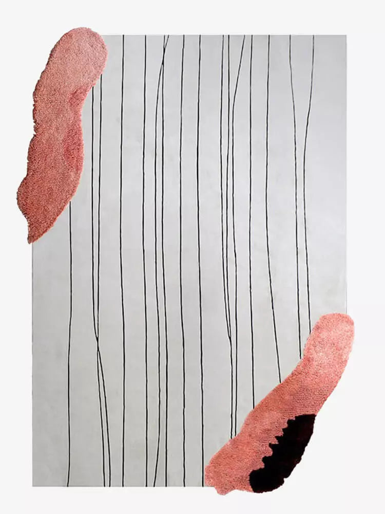 Shelsey modern irregular shaped rugs Main image