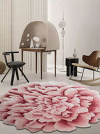 MIchelle flower shaped rug