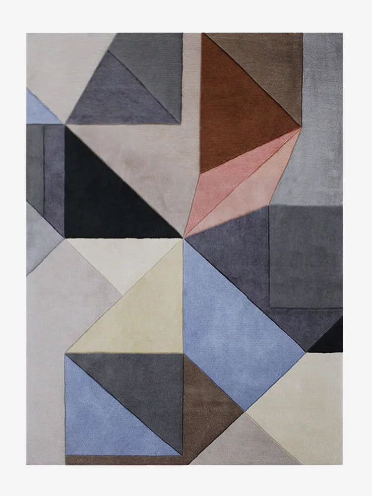 Brism colorful geometric rug Main image