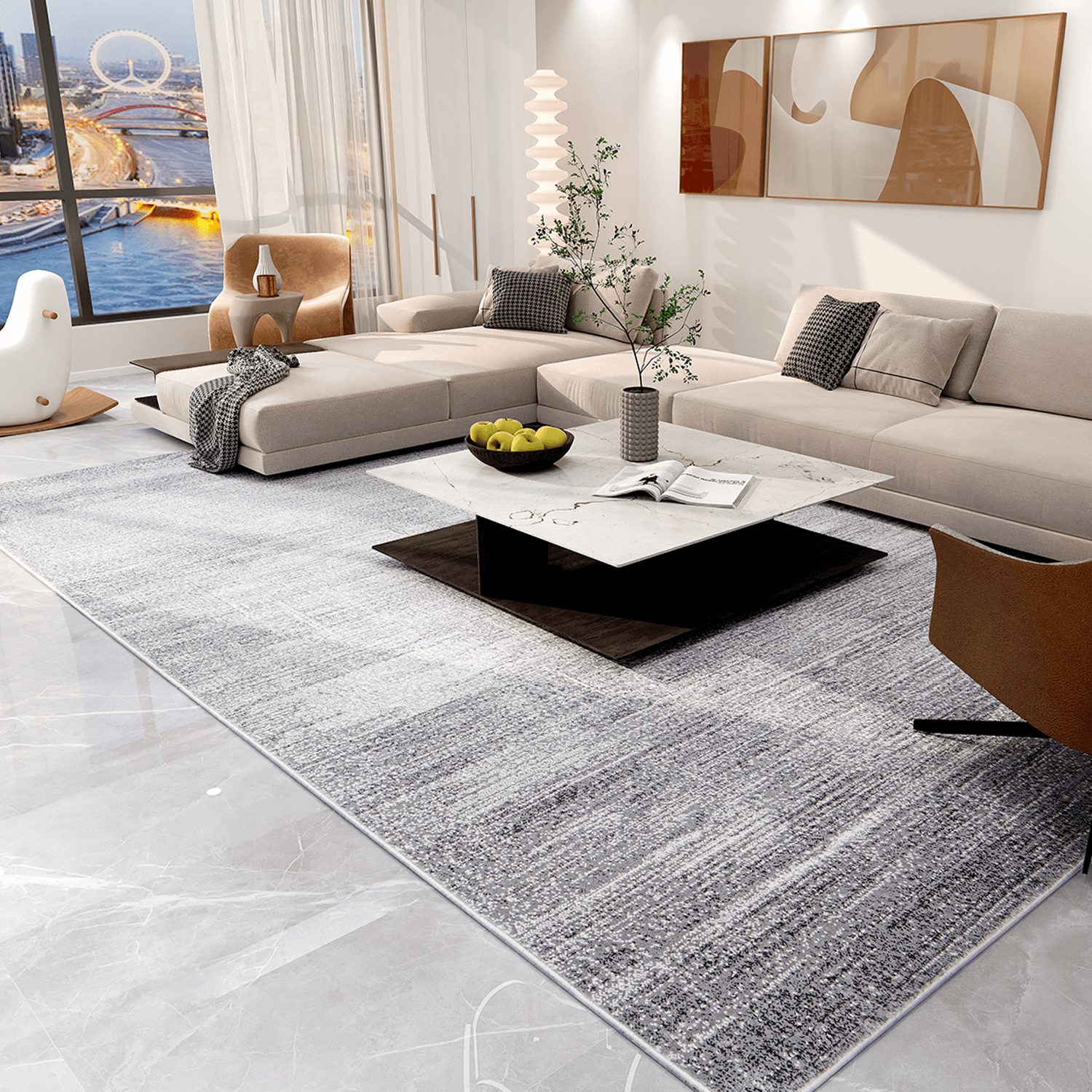 modern Washable Area Rugs