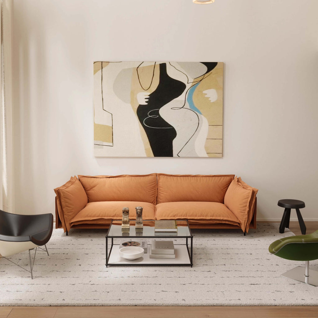 Modern Ombre Tonal Chic Design Rug