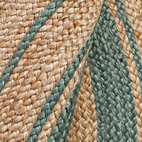 Tapis rond en jute tressé