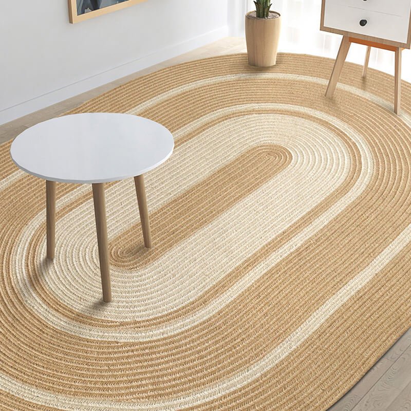 Jute Braided Border Rug - Houseoon