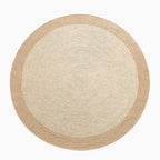 Natural Jute Braided Area Rug