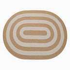 Handmade Stripe Jute Rug