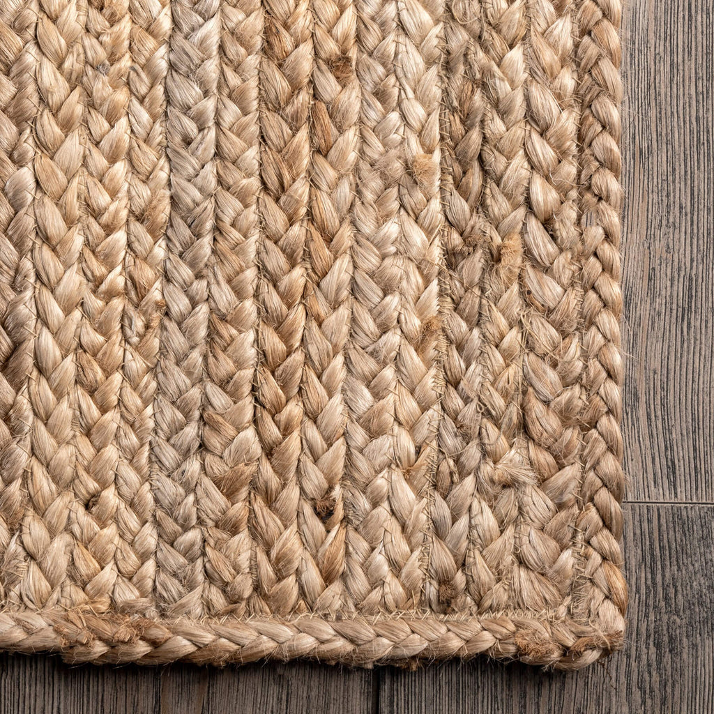 Natural area jute rug