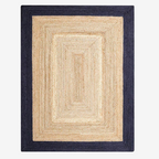 Handwoven Braided Jute Rug