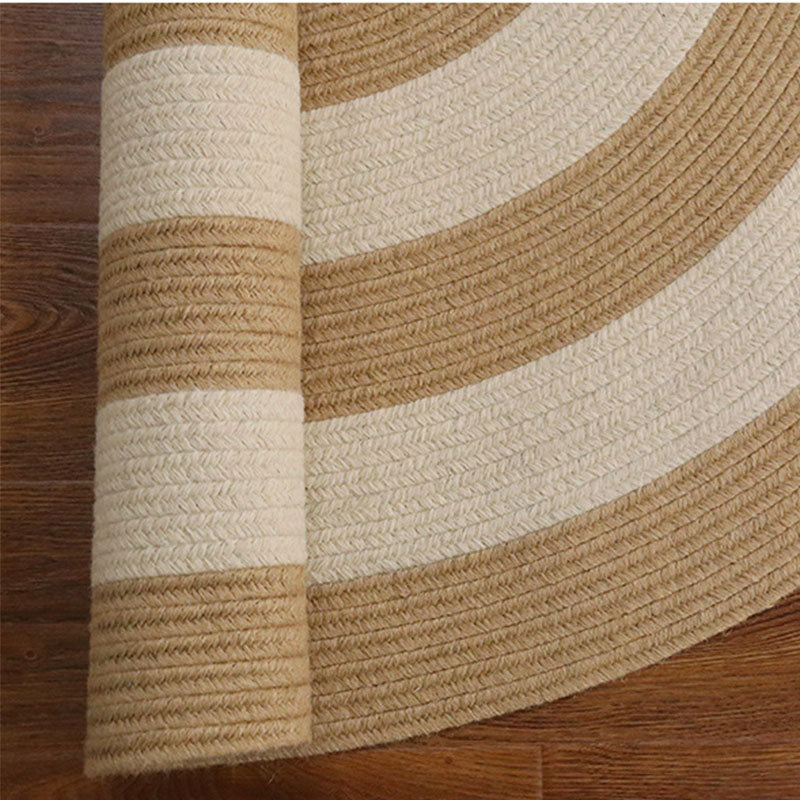 Handmade Stripe Jute Rug