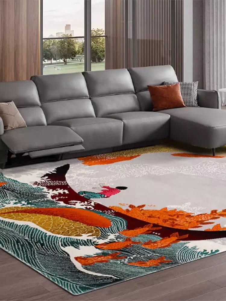 Koi area rug Zweitbild