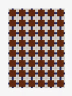 Kroon hand tufted geometric rug - Houseoon